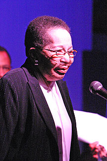 Ms. LaRue Brown-Watson accepting an award. - LaRueBrownWatson_01_72